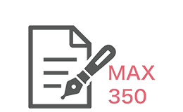 メッセージは最大350文字。文字数課金はありません